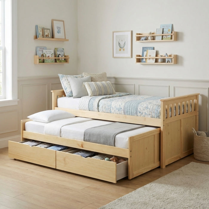 B2043RT-1T* (4) Twin/Twin Bed with Storage Boxes - B2043RT-1T*