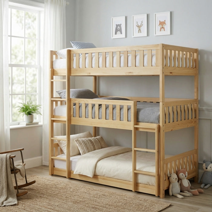 B2043TTT-1* (3) Triple Bunk Bed - B2043TTT-1*