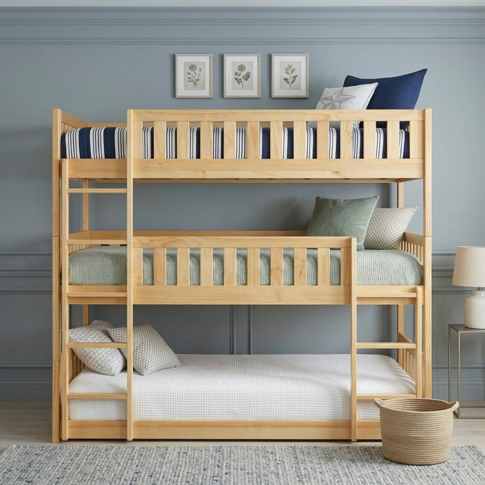 B2043TTT-1* (3) Triple Bunk Bed - B2043TTT-1*
