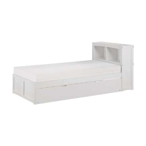 B2053BCW-1R* (3) Twin Bookcase Platform Bed with Twin Trundle - B2053BCW-1R*