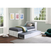 B2053BCW-1R* (3) Twin Bookcase Platform Bed with Twin Trundle - B2053BCW-1R*