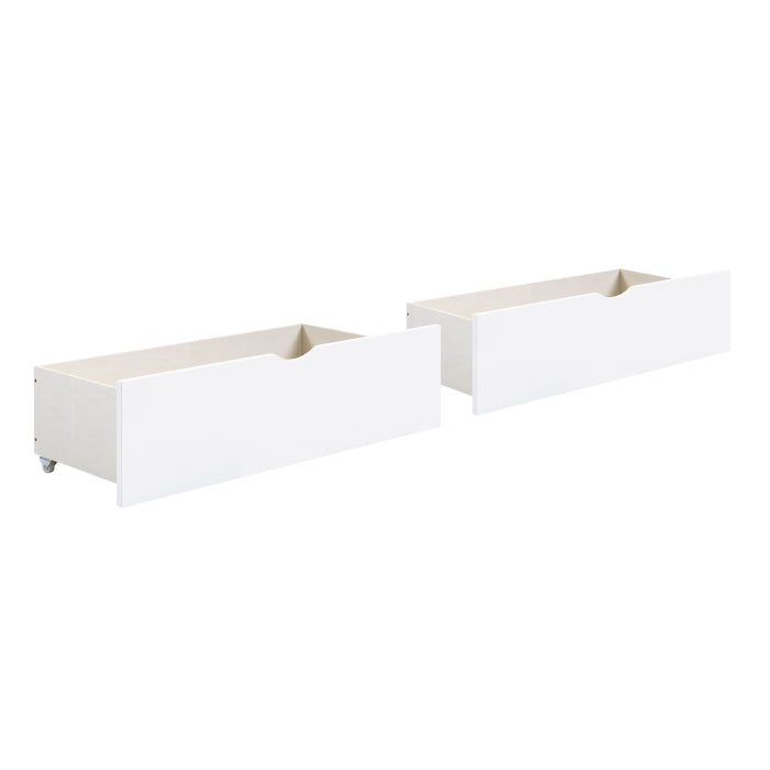 B2053BCW-1T* (3) Twin Bookcase Platform Bed with Storage Boxes - B2053BCW-1T*