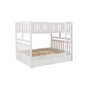 B2053FFW-1*T (4) Full/Full Bunk Bed with Storage Boxes - B2053FFW-1*T