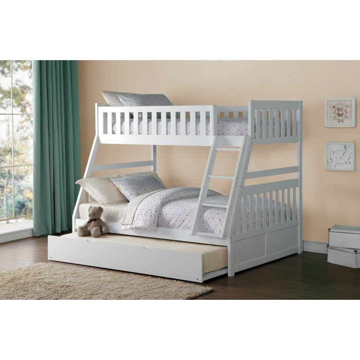 B2053TFW-1*R (4) Twin/Full Bunk Bed with Twin Trundle - B2053TFW-1*R