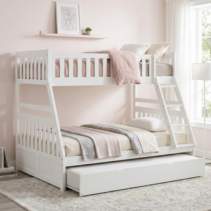 B2053TFW-1*R (4) Twin/Full Bunk Bed with Twin Trundle - B2053TFW-1*R