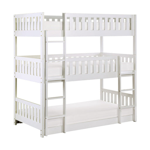 B2053TTTW-1* (3) Triple Bunk Bed - B2053TTTW-1*