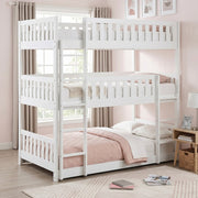 B2053TTTW-1* (3) Triple Bunk Bed - B2053TTTW-1*