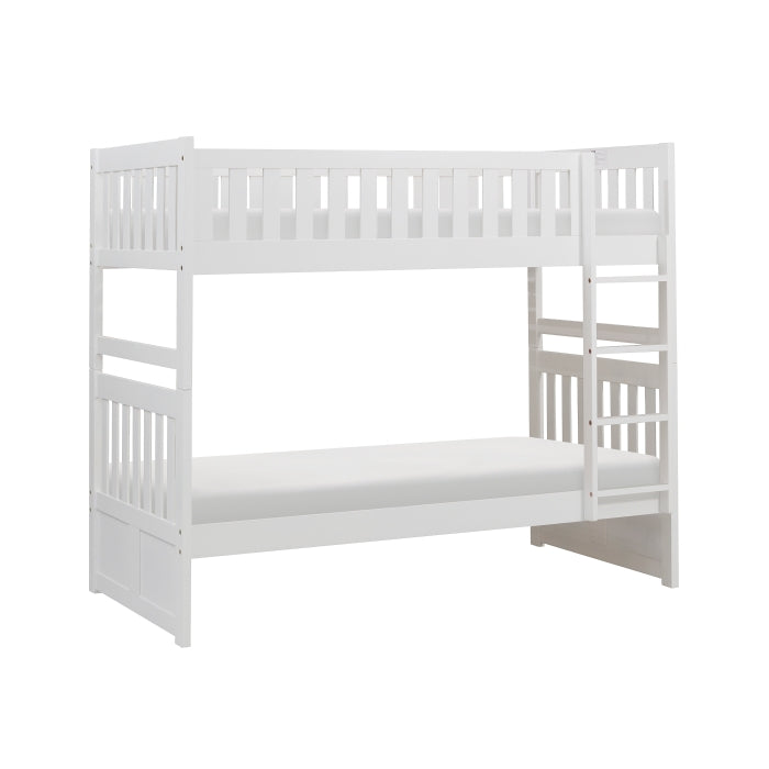 B2053W-1* (3) Twin/Twin Bunk Bed - B2053W-1*