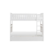 B2053W-1*R (4) Twin/Twin Bunk Bed with Twin Trundle - B2053W-1*R