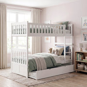 B2053W-1*R (4) Twin/Twin Bunk Bed with Twin Trundle - B2053W-1*R