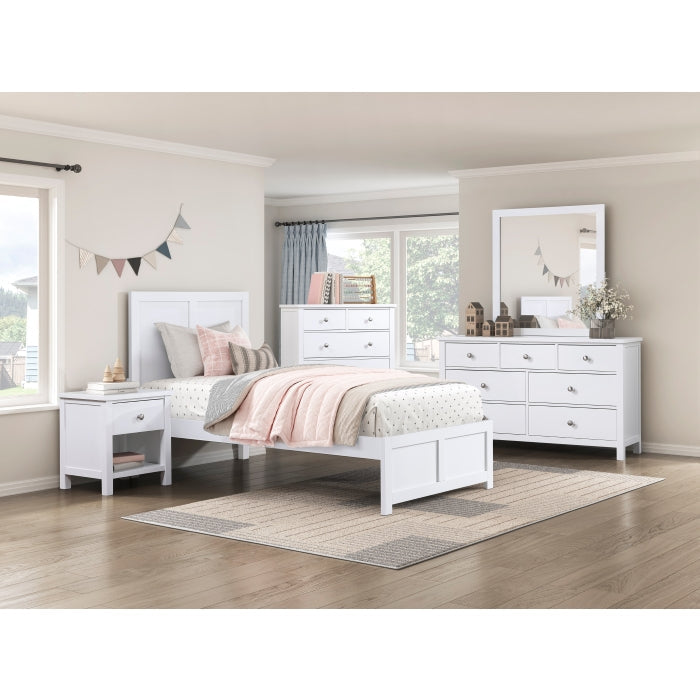 B2053W-4D1 1-Drawer Night Stand - B2053W-4D1