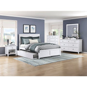 B2053W-4D1 1-Drawer Night Stand - B2053W-4D1