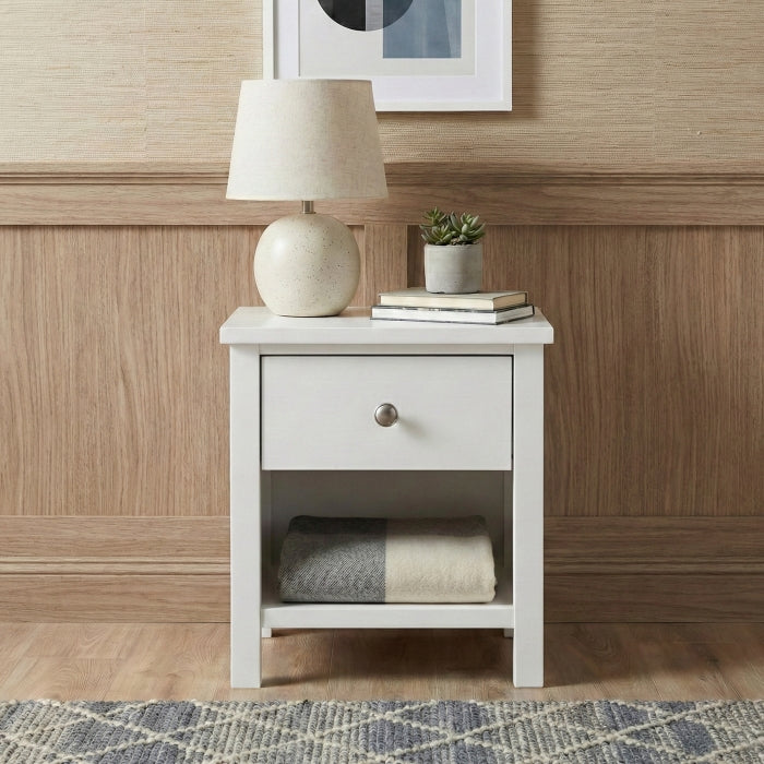 B2053W-4D1 1-Drawer Night Stand - B2053W-4D1