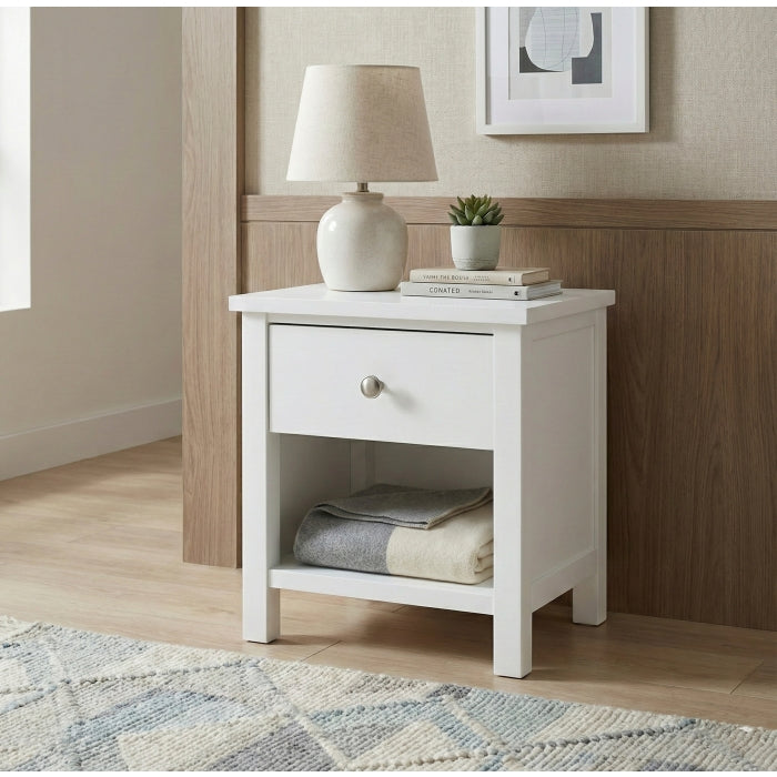 B2053W-4D1 1-Drawer Night Stand - B2053W-4D1