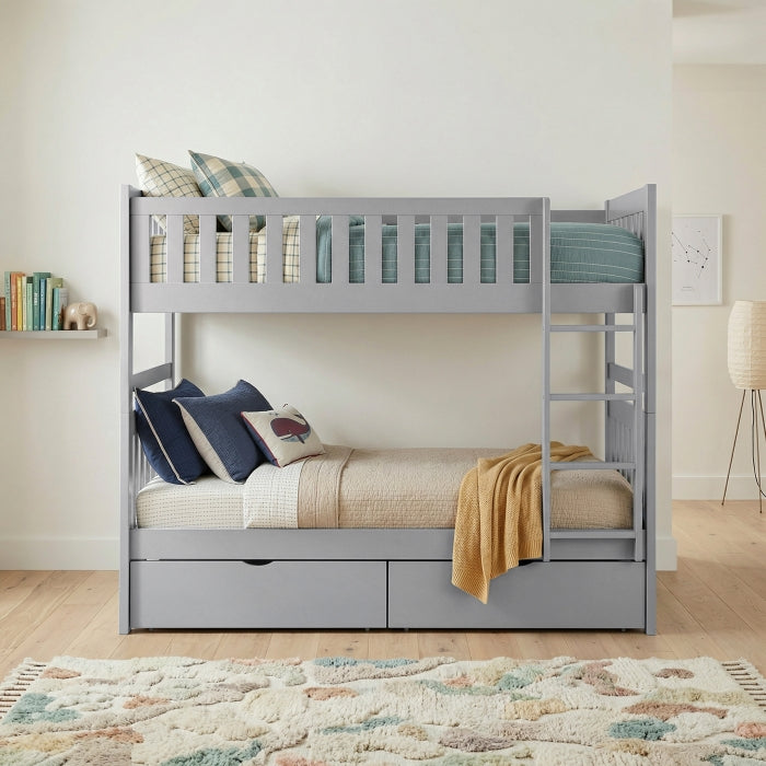 B2063-1*T (4) Twin/Twin Bunk Bed with Storage Boxes - B2063-1*T