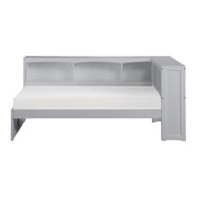 B2063BC-1BC* (3) Twin Bookcase Corner Platform Bed - B2063BC-1BC*