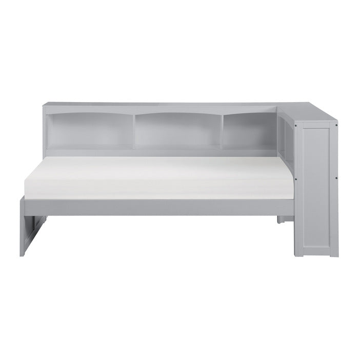 B2063BC-1BC* (3) Twin Bookcase Corner Platform Bed - B2063BC-1BC*