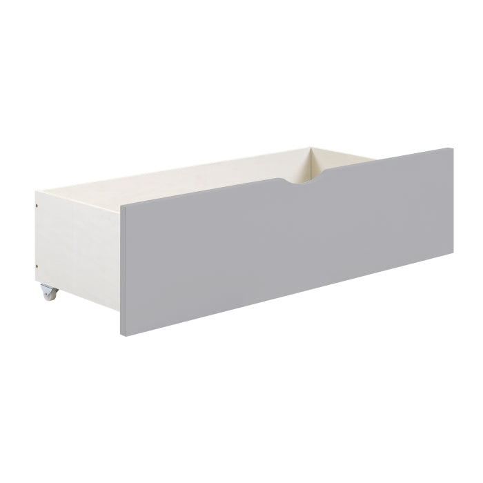B2063BC-1BCT* (4) Twin Bookcase Corner Platform Bed with Storage Boxes - B2063BC-1BCT*