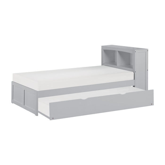 B2063BC-1R* (3) Twin Bookcase Platform Bed with Twin Trundle - B2063BC-1R*