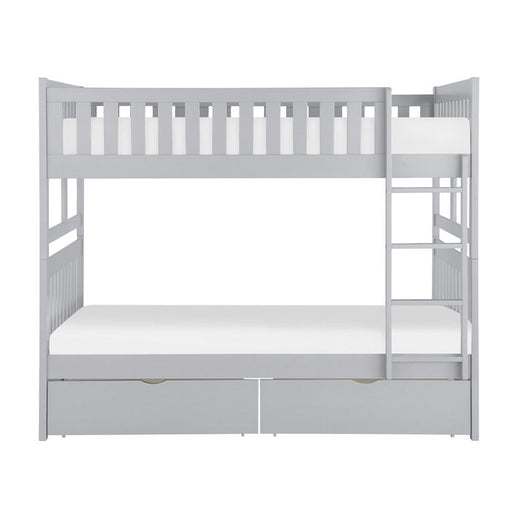 B2063FF-1*T (4) Full/Full Bunk Bed with Storage Boxes - B2063FF-1*T