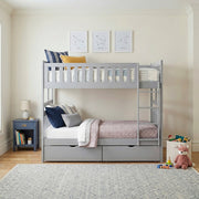 B2063FF-1*T (4) Full/Full Bunk Bed with Storage Boxes - B2063FF-1*T