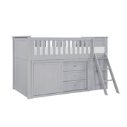 B2063LL-1*BC2DR (6) Low Loft Bunk with Bookcase and 2 Dressers - B2063LL-1*BC2DR