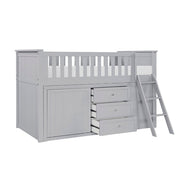 B2063LL-1*BC2DR (6) Low Loft Bunk with Bookcase and 2 Dressers - B2063LL-1*BC2DR