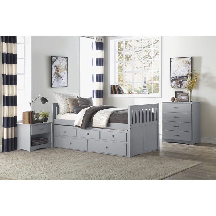 B2063PR-1* (2) Twin/Twin Trundle Bed - B2063PR-1*