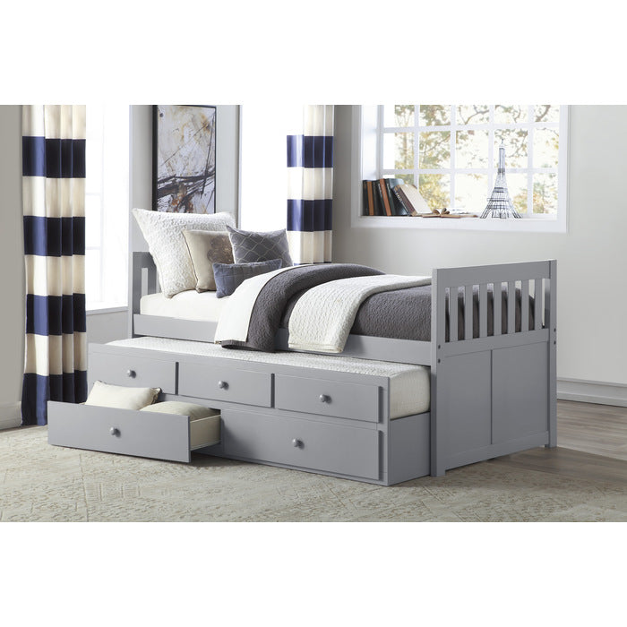 B2063PR-1* (2) Twin/Twin Trundle Bed - B2063PR-1*