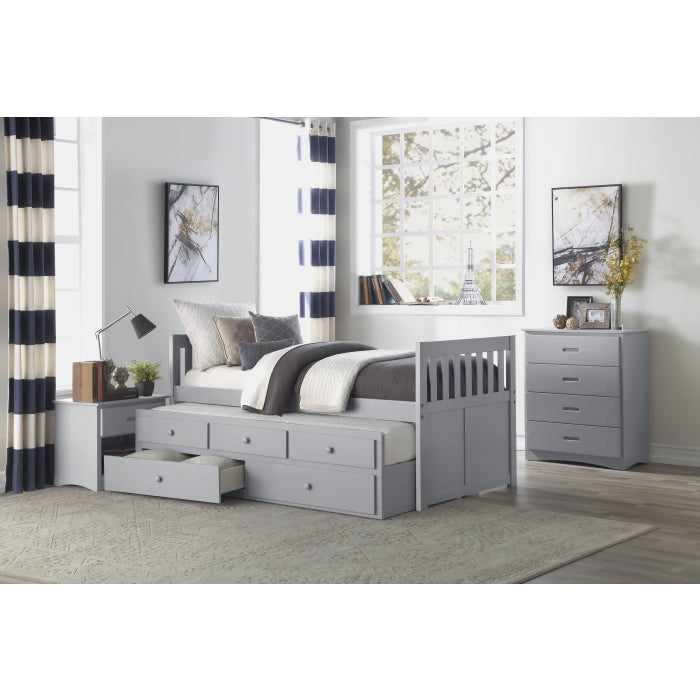 B2063PR-1* (2) Twin/Twin Trundle Bed - B2063PR-1*