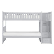 B2063SB-1* (4) Twin/Twin Step Bunk Bed - B2063SB-1*