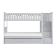 B2063SB-1*R (5) Twin/Twin Step Bunk Bed with Twin Trundle - B2063SB-1*R