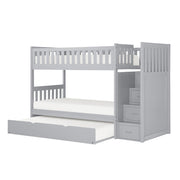 B2063SB-1*R (5) Twin/Twin Step Bunk Bed with Twin Trundle - B2063SB-1*R