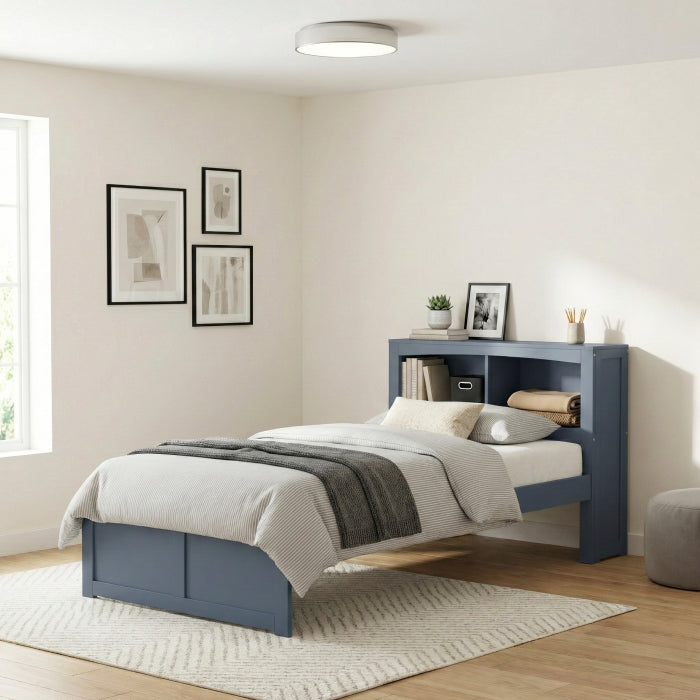 B2083BUBC-1* (2) Twin Bookcase Platform Bed - B2083BUBC-1*