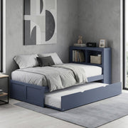 B2083BUBC-1* (2) Twin Bookcase Platform Bed - B2083BUBC-1*