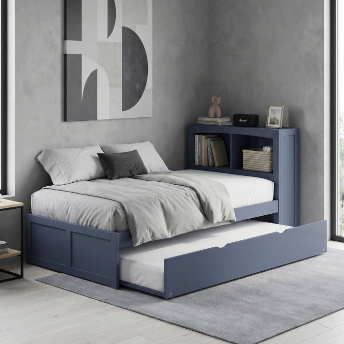 B2083BUBC-1* (2) Twin Bookcase Platform Bed - B2083BUBC-1*