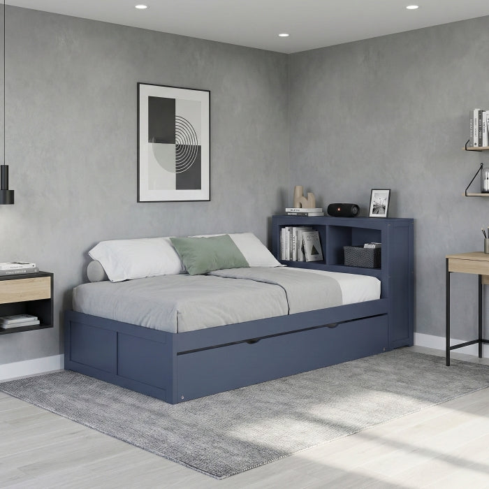B2083BUBC-1* (2) Twin Bookcase Platform Bed - B2083BUBC-1*