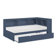 B2083BUBC-1BC* (3) Twin Bookcase Corner Platform Bed - B2083BUBC-1BC*