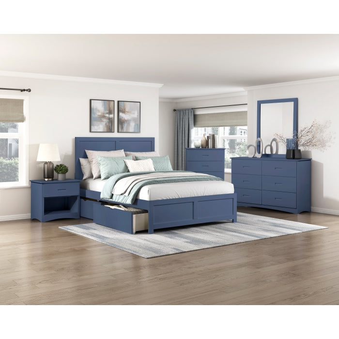 B2083BUF-1* (3) Full Platform Bed - B2083BUF-1*