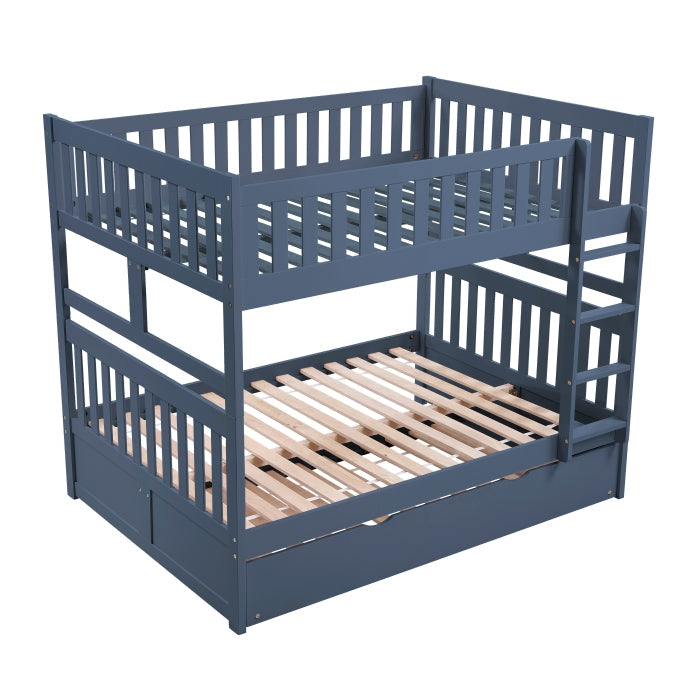 B2083BUFF-1* (3) Full/Full Bunk Bed - B2083BUFF-1*