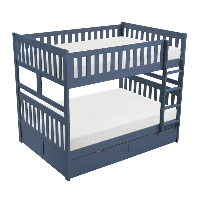B2083BUFF-1* (3) Full/Full Bunk Bed - B2083BUFF-1*