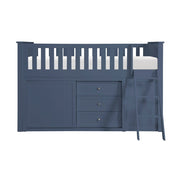 B2083BULL-1*BCDR (5) Low Loft Bunk with Bookcase and Dresser - B2083BULL-1*BCDR