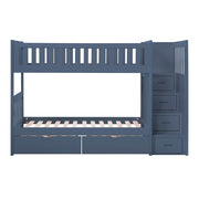 B2083BUSB-1* (4) Twin/Twin Step Bunk Bed - B2083BUSB-1*