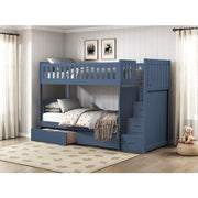 B2083BUSB-1* (4) Twin/Twin Step Bunk Bed - B2083BUSB-1*