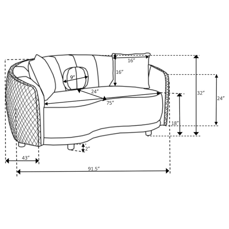 Brookside Sofa Set