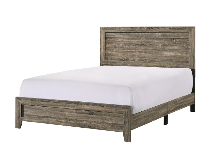 Crown Mark Millie Queen Panel Bed in Grey image