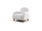 Bahama 4-pieces (2 Sofa & 2 Chair) Livingroom in White - Anthracite - 200-ELIF-BAH-A181-3311