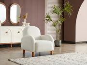 Bahama 4-pieces (2 Sofa & 2 Chair) Livingroom in White - Yellow - 200-ELIF-BAH-A180-3311