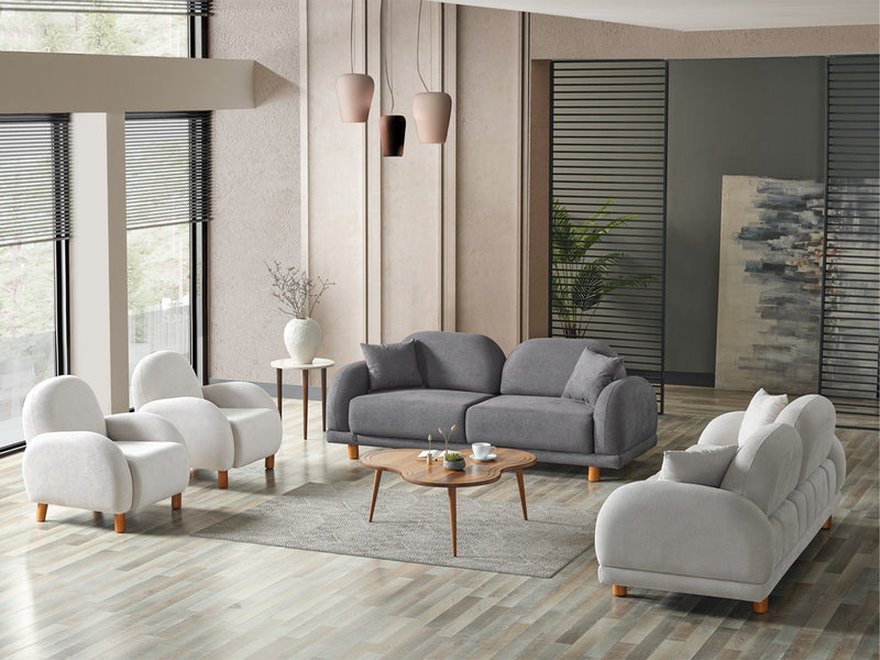Bahama Convertible Sofa in Anthracite - 200-ELIF-BAH-A181-3