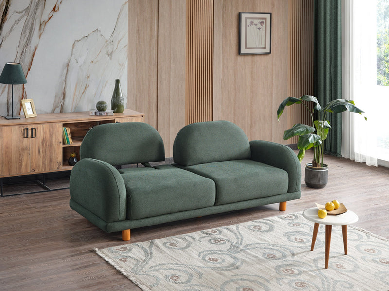 Bahama Convertible Sofa in Anthracite - 200-ELIF-BAH-A181-3